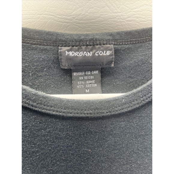 Morgan Cole Womens Black Tropical Floral Tank Size Medium - Picture 3 of 8